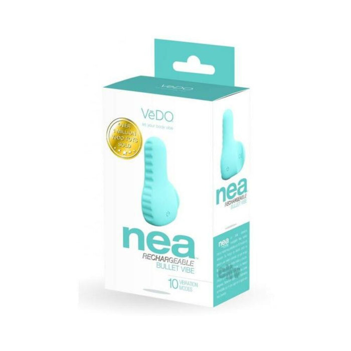 Vedo Nea Rechargeable Finger Vibe - Tease Me Turquoise