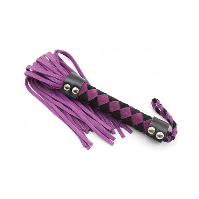 Ple'sur 15.5 In. Leather Flogger Purple