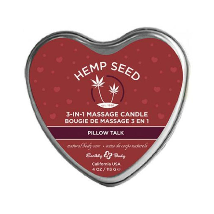 Eb Hemp Seed Candle Pillow Talk 4 Oz.