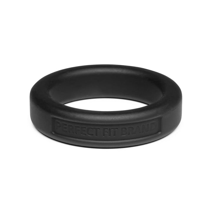 Classic 1.4 (36 mm) Silicone Med. Stretch Penis Ring Black