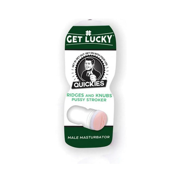 Get Lucky Quickies Ridges And Knubs Pussy Stroker Male Masturbator