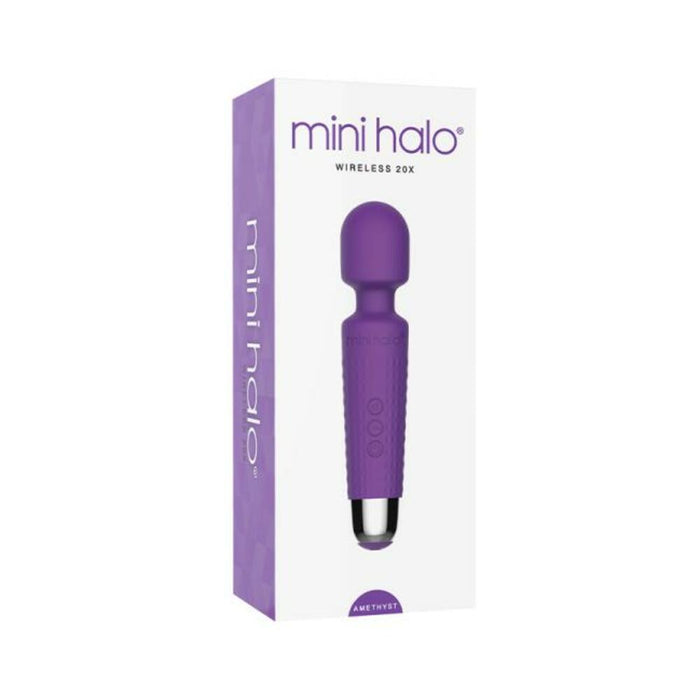Mini Halo Wireless Wand 20x Silicone Amethyst