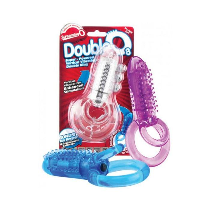 Double O 8 Speed Vibrating Cock Ring