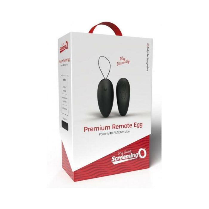 Screaming O Premium Remote Egg Black