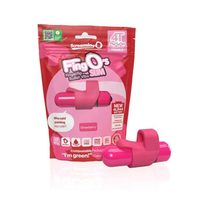 Screaming O 4t Fingo Slim Strawberry