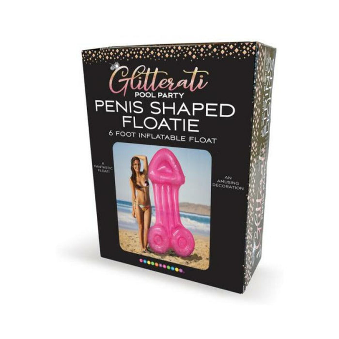 Glitterati Pool Party Penis-shaped Floatie 6 Ft.