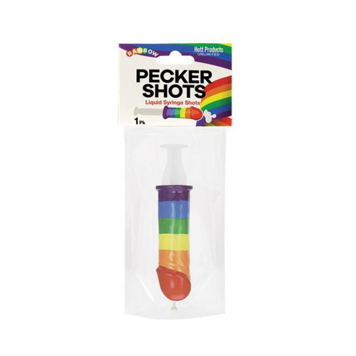 Pecker Shot Syringe - Rainbow