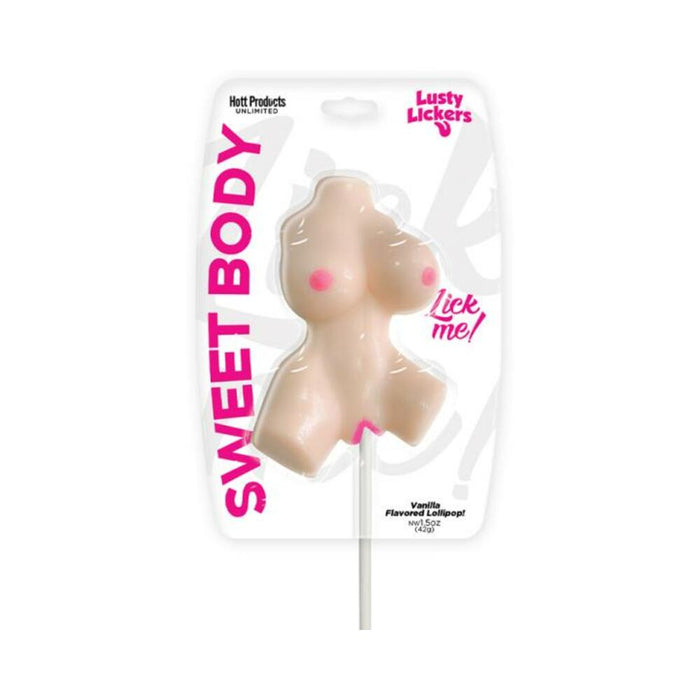 Lusty Lickers Female Torso Pop Butterscotch Flavor