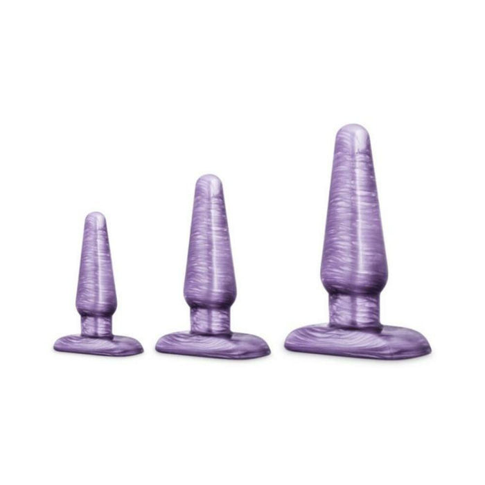 B Yours 3-piece Anal Trainer Kit Purple Swirl