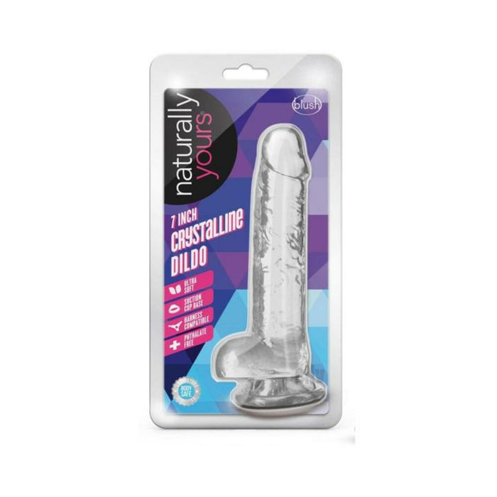 Naturally Yours Crystalline Dildo 7 In. Diamond