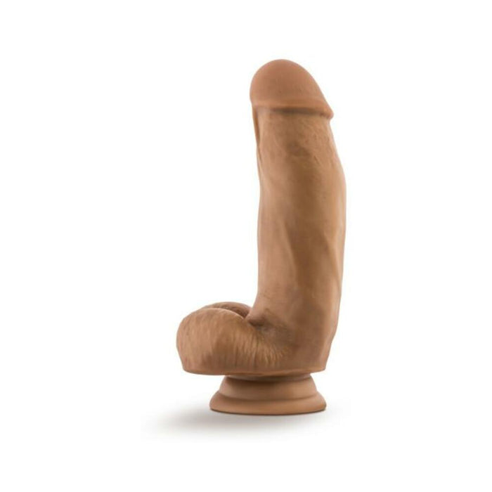 Dr. Skin Dr. Samuel Dildo With Suction Cup Silicone 7 In. Mocha