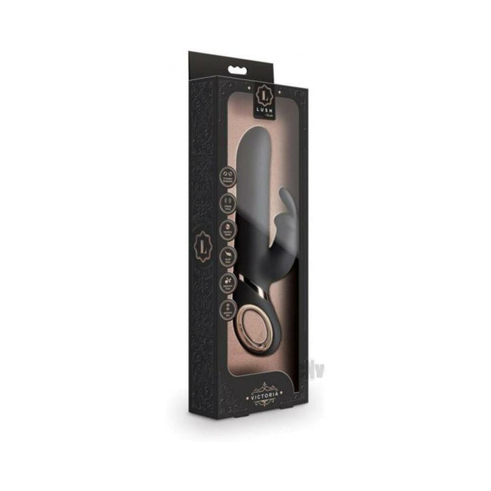 Lush Victoria Rabbit Vibrator Black