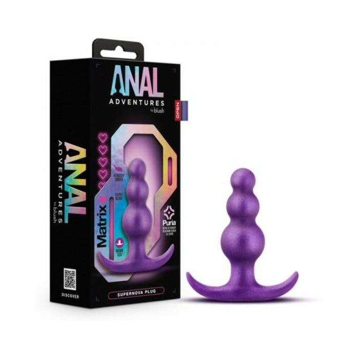 Anal Adventures Matrix Supernova Plug Galactic Purple