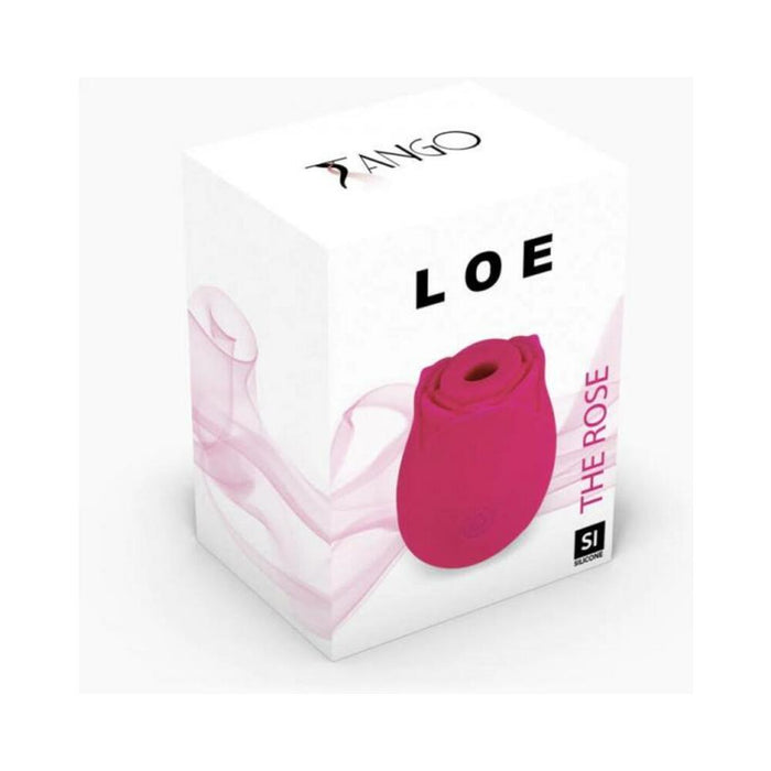 Loe The Rose Premium Suction Stimulator Neon Pink