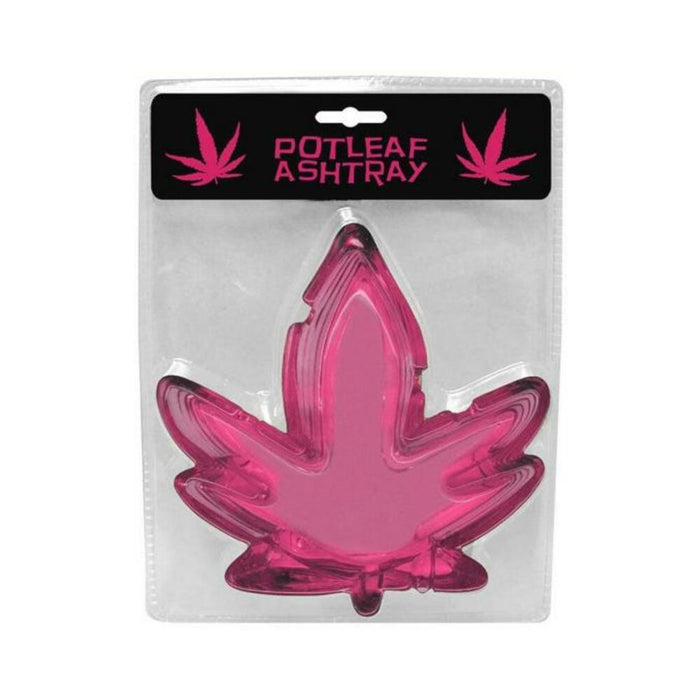 Pink Pot Leaf Ashtray