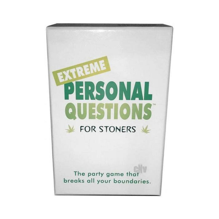 Extreme Personal Questions For Stoners