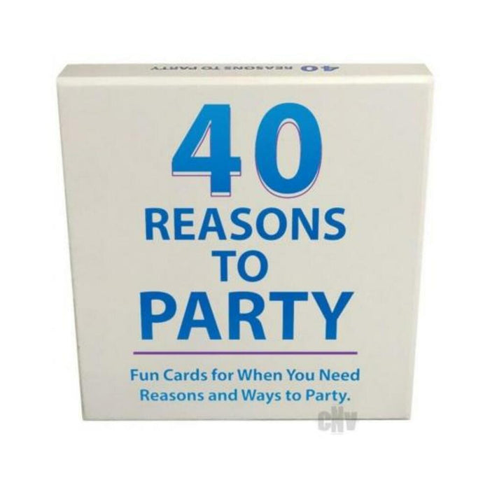 40 Reasons To Party Cards