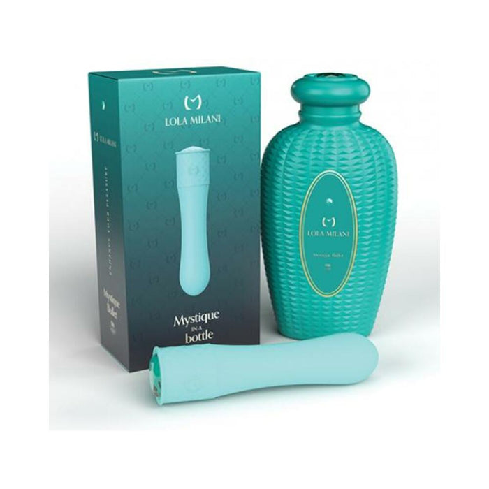 Lola Milani Mystique Bullet W/emerald Bottle - Teal