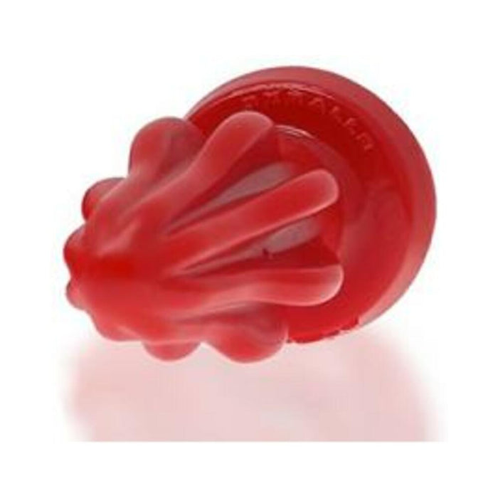 Oxballs Airhole-1 Finned Buttplug Silicone Small Red