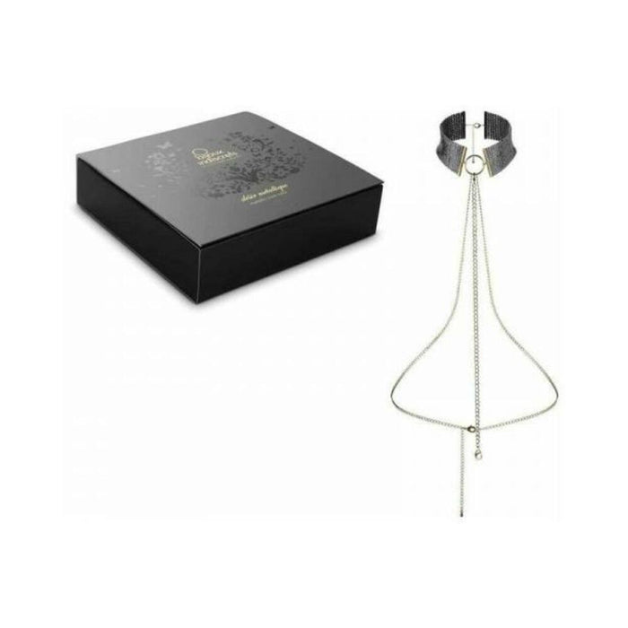 Bijoux Indiscrets Desir Metallique Mesh Collar Black