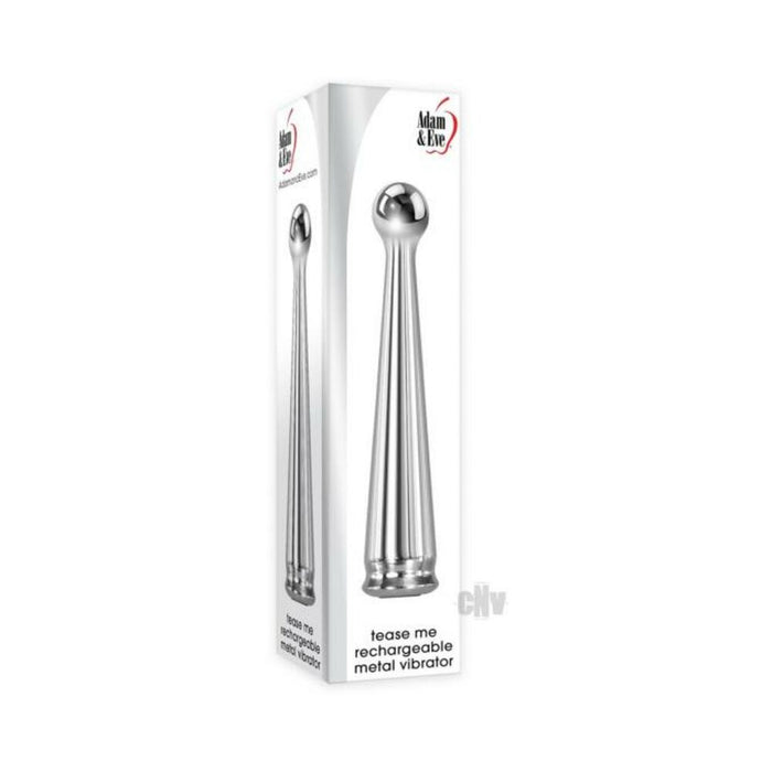 A&E Tease Me Rechargeable Metal Vibrator