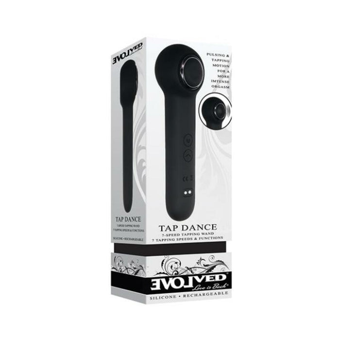 Evolved Tap Dance Rechargeable Silicone Black