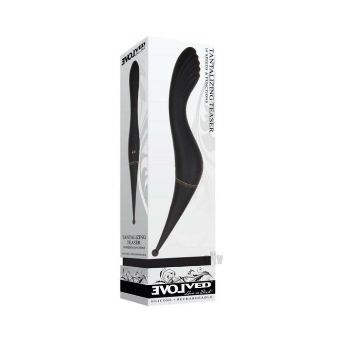 Evolved Tantalizing Teaser Rechargeable Silicone Black