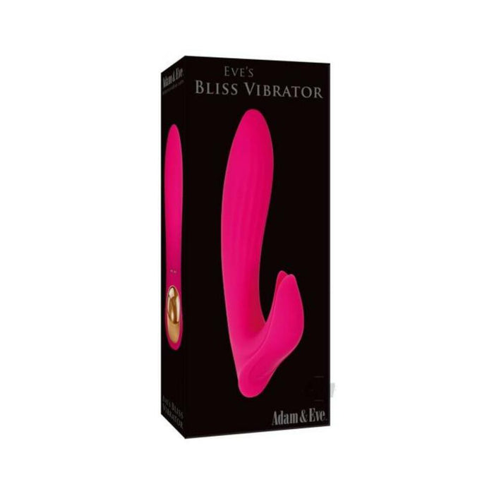 A&e Eve's Bliss Vibrator Rechargeable Silicone Pink
