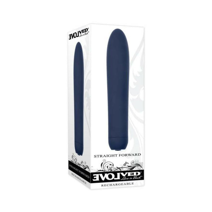 Evolved Straight Forward Vibrator Blue