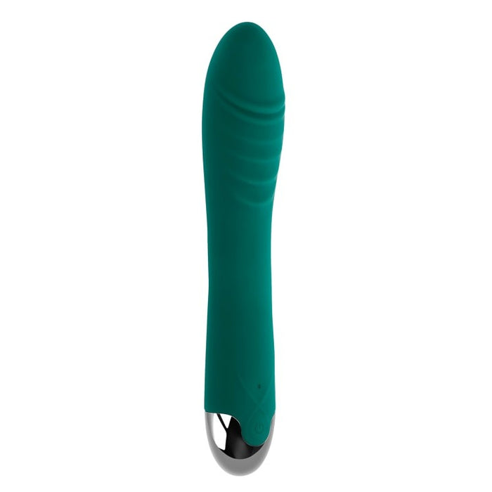 Gender X Pirouette Rechargeable Vibrating Vibrator Silicone Teal