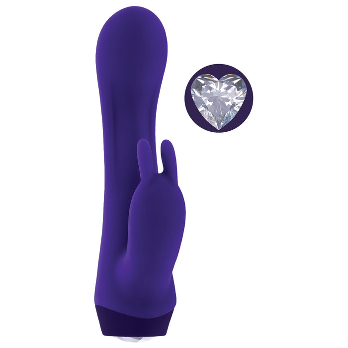 Selopa Plum Job Rechargeable Vibrating Dual Stimulator Vibrator Silicone Purple