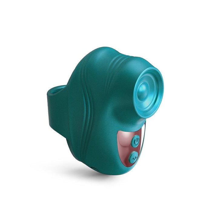 Selopa Heartfelt Rechargeable Vibrating Mini Wand Silicone Green
