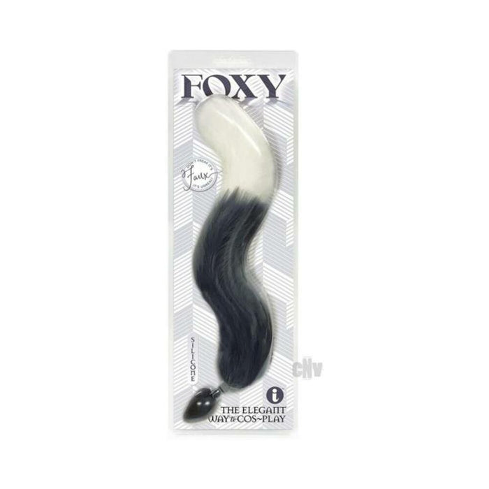 Foxy Fox Tail Plug Silver