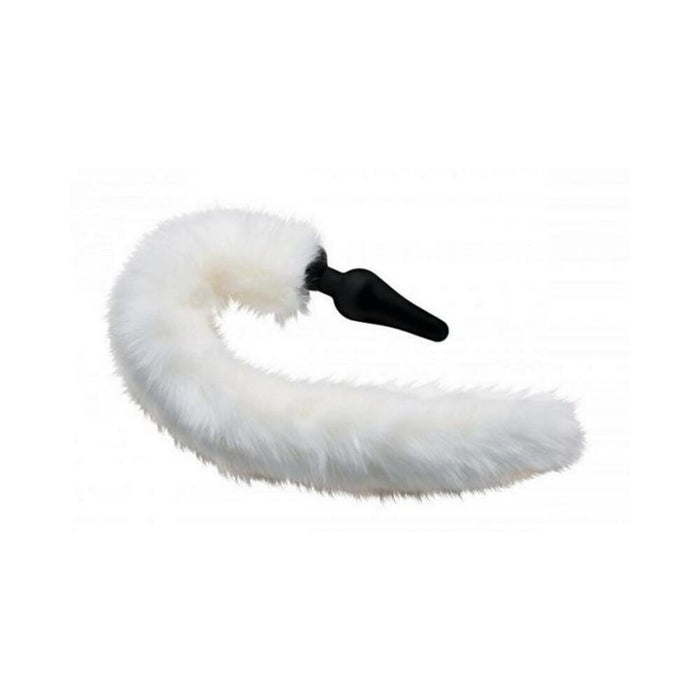 Tailz White Fox Tail Anal Plug And Ears Set
