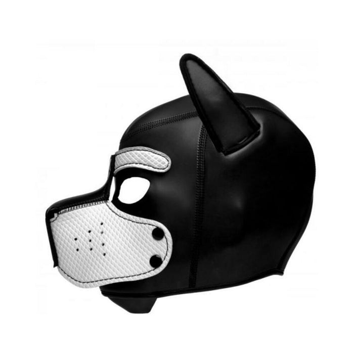 Spike Neoprene Puppy Hood White O/S