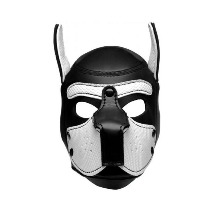 Spike Neoprene Puppy Hood White O/S
