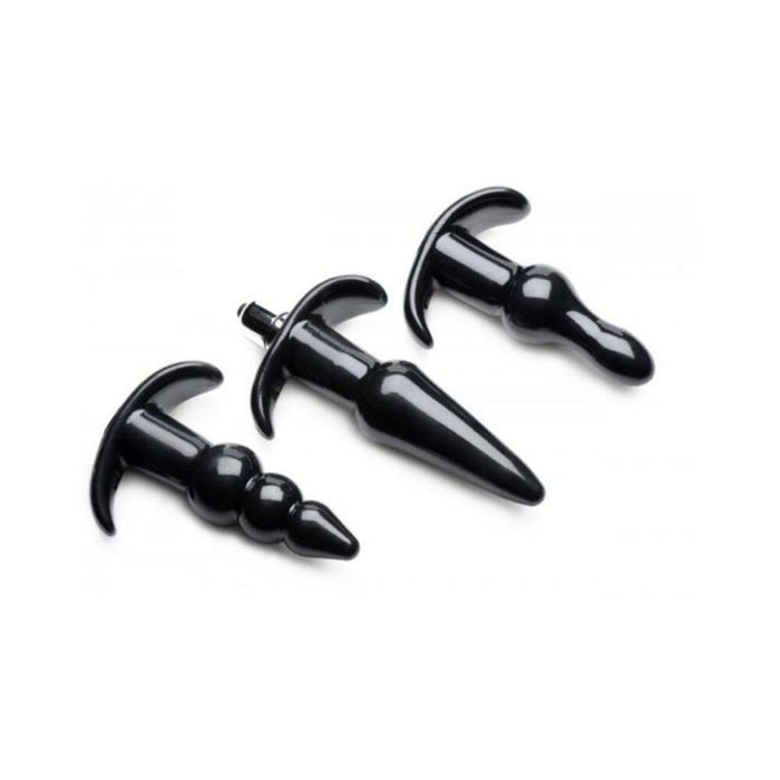 Thrill Trio Anal Plug Set Black