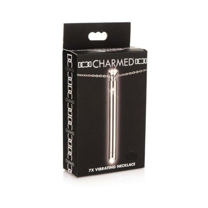 Charmed 7x Vibrating Necklace Silver