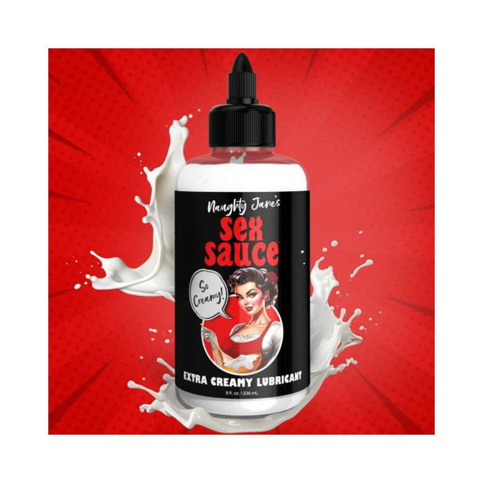 Naughty Jane's Sex Sauce Extra Creamy Lubricant - 8oz