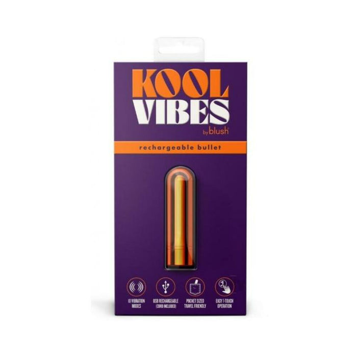 Kool Vibes Rechargeable Mini Bullet Tangerine