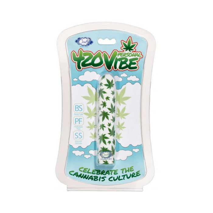 420 Slim Vibe White/cannabis Leaf