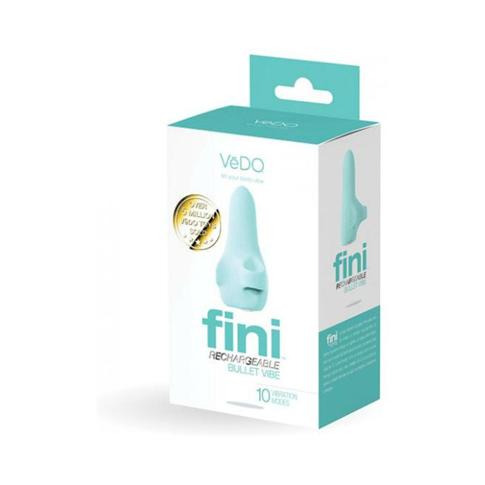 Vedo Fini Rechargeable Bullet Vibe Turquoise