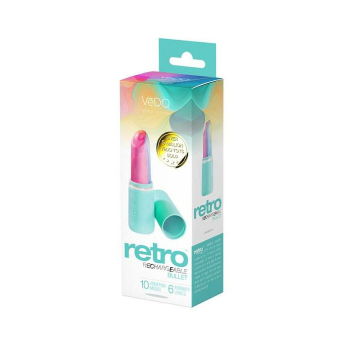 Vedo Retro Rechargeable Bullet Turquoise