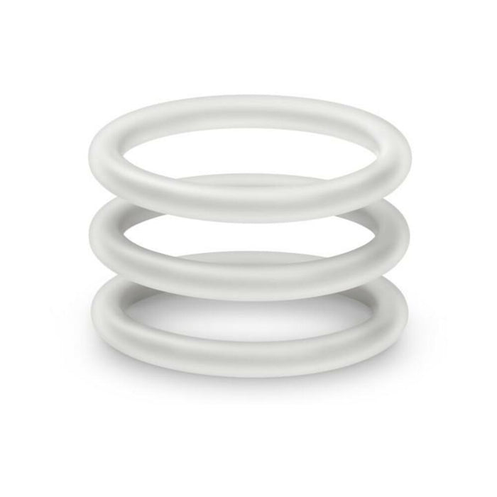 Performance VS3 Pure Premium Silicone Cockrings Large White