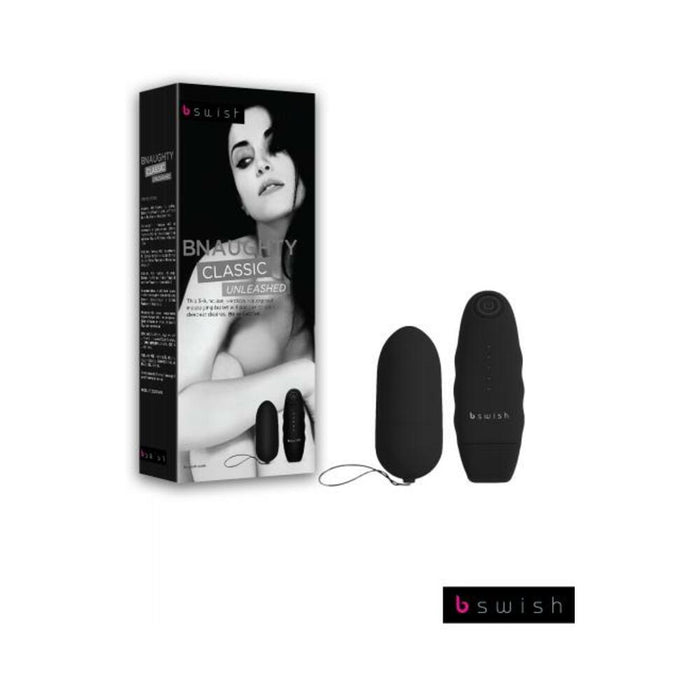 B Swish Bnaughty Classic Unleashed Vibrator Black