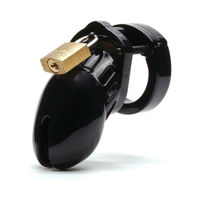 Cb-6000 2 1/2'' Cock Cage & Lock Set - Black