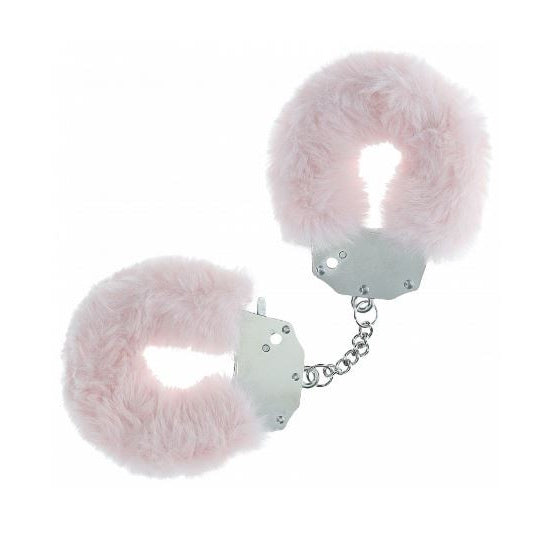 Ouch! Heavy-Duty Fluffy Handcuffs Powder Pink