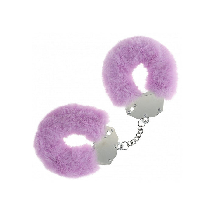 Ouch! Heavy-Duty Fluffy Handcuffs Purple