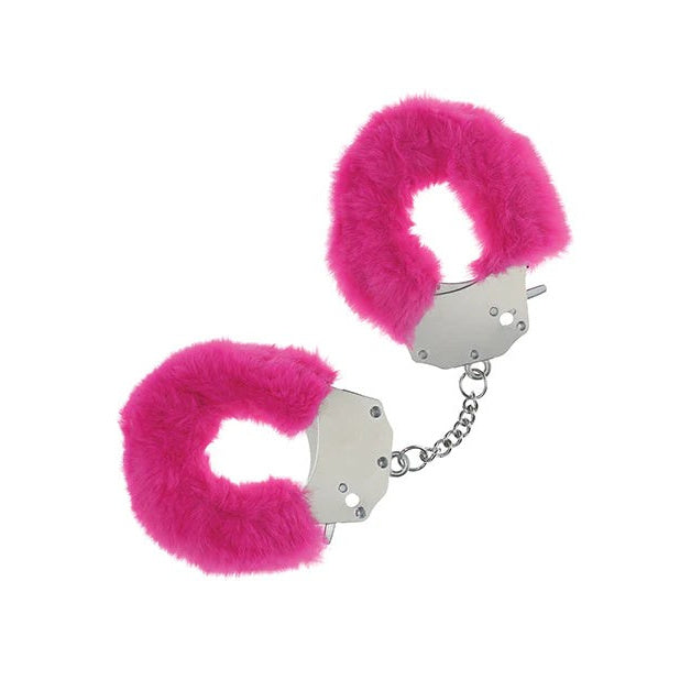 Ouch! Heavy-Duty Fluffy Handcuffs Red