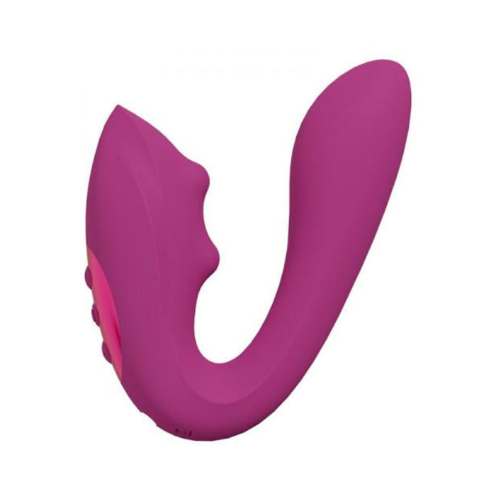 Vive Yumi Rechargeable Triple Motor G-spot Finger Motion Vibrator And Flickering Tongue Stimulator P